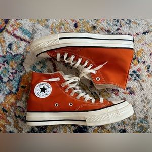 Burnt orange Converse